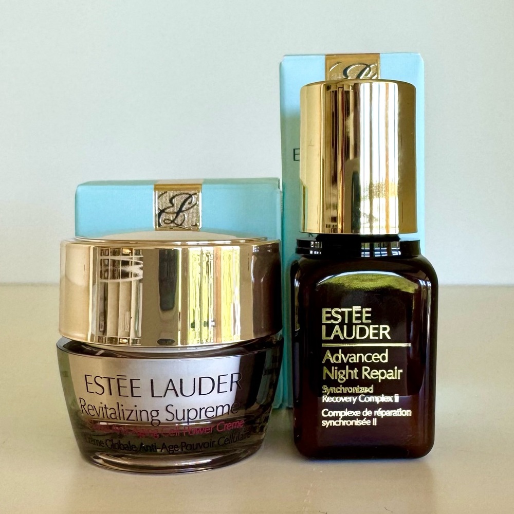 Estee Lauder Advanced Night Repair Serum Revitalizing Supreme Creme Moisturizer